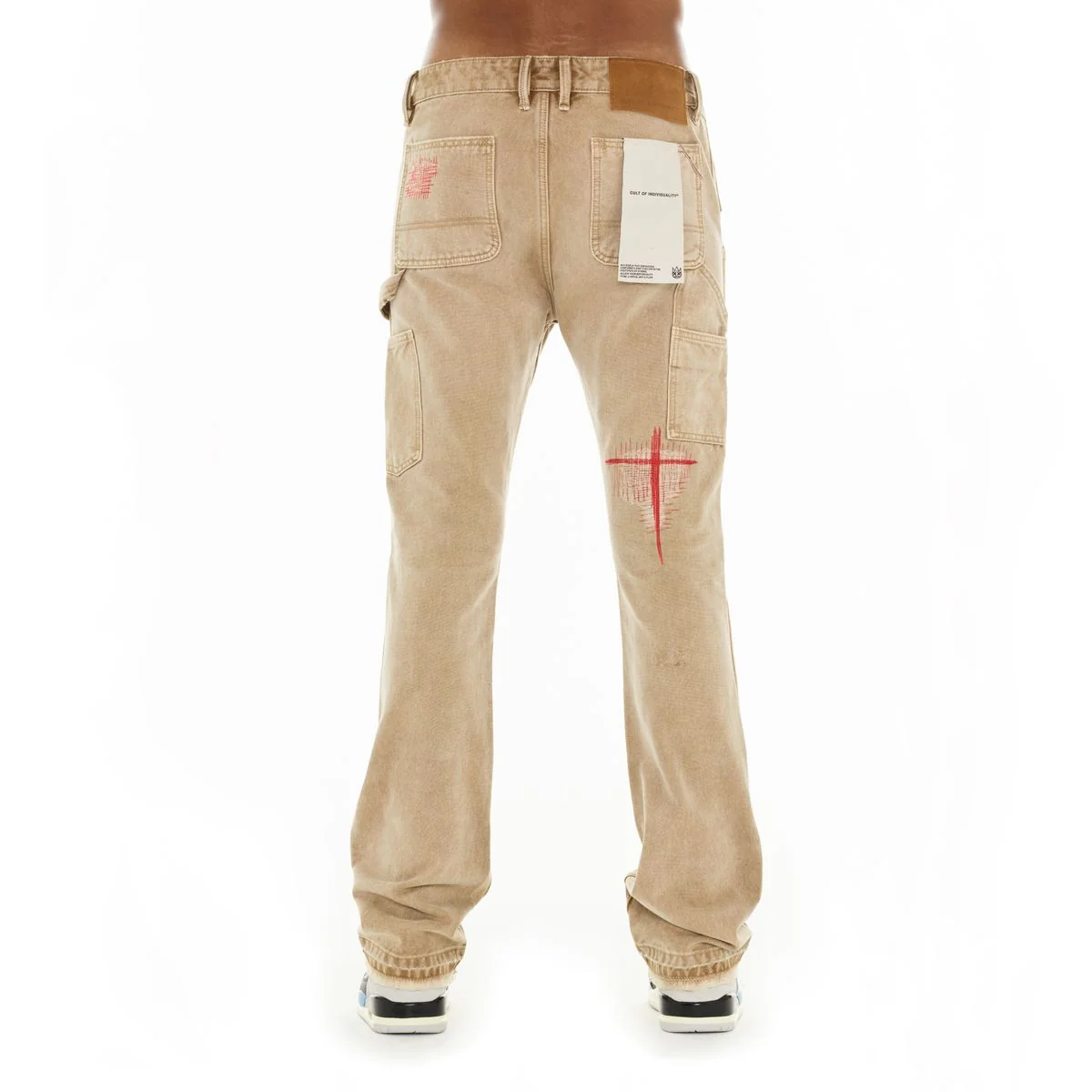 LENNY BOOTCUT 603 JEANS - KHAKI CANVAS - Image 3