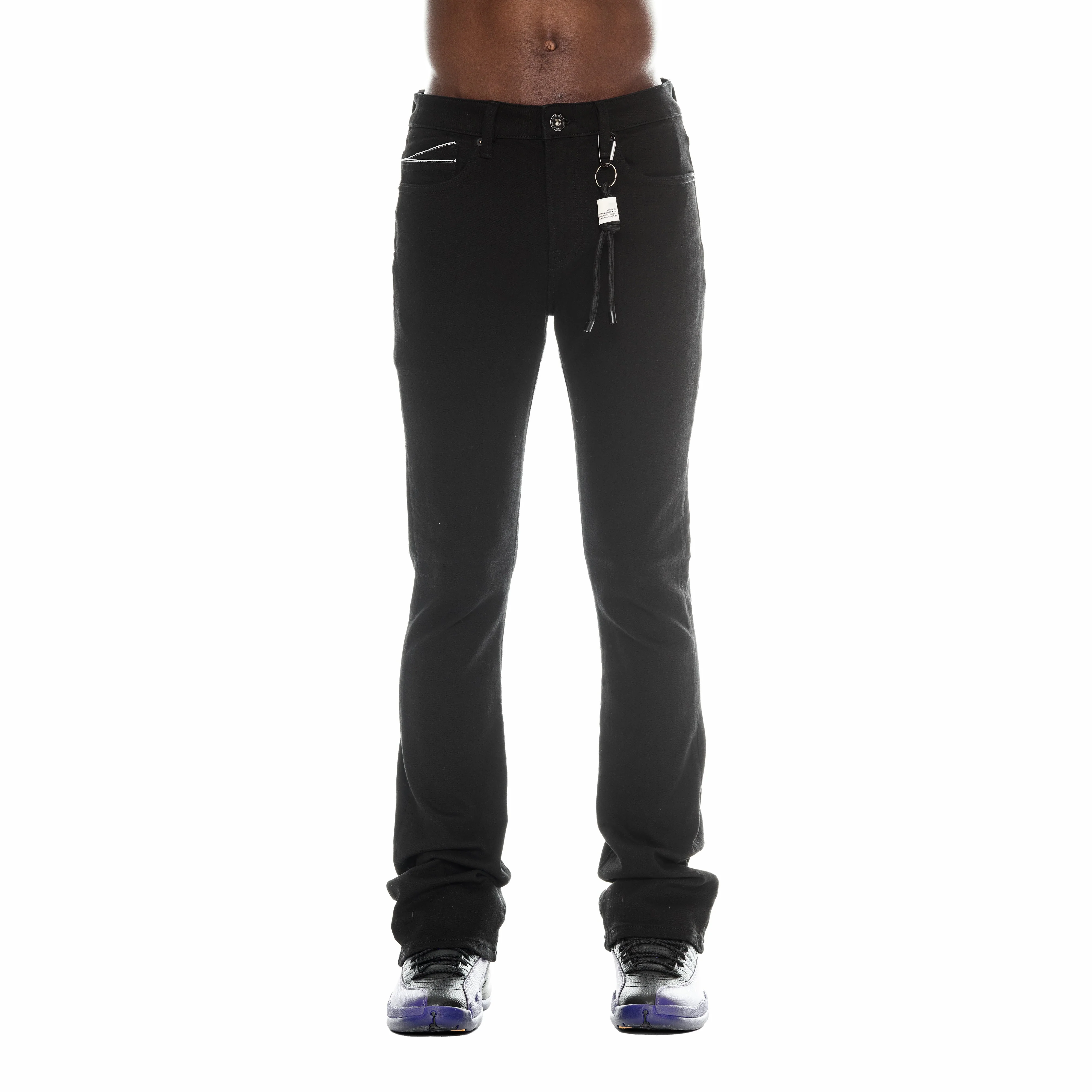 LENNY BOOTCUT JEANS IN TRIPLE BLACK - Image 2