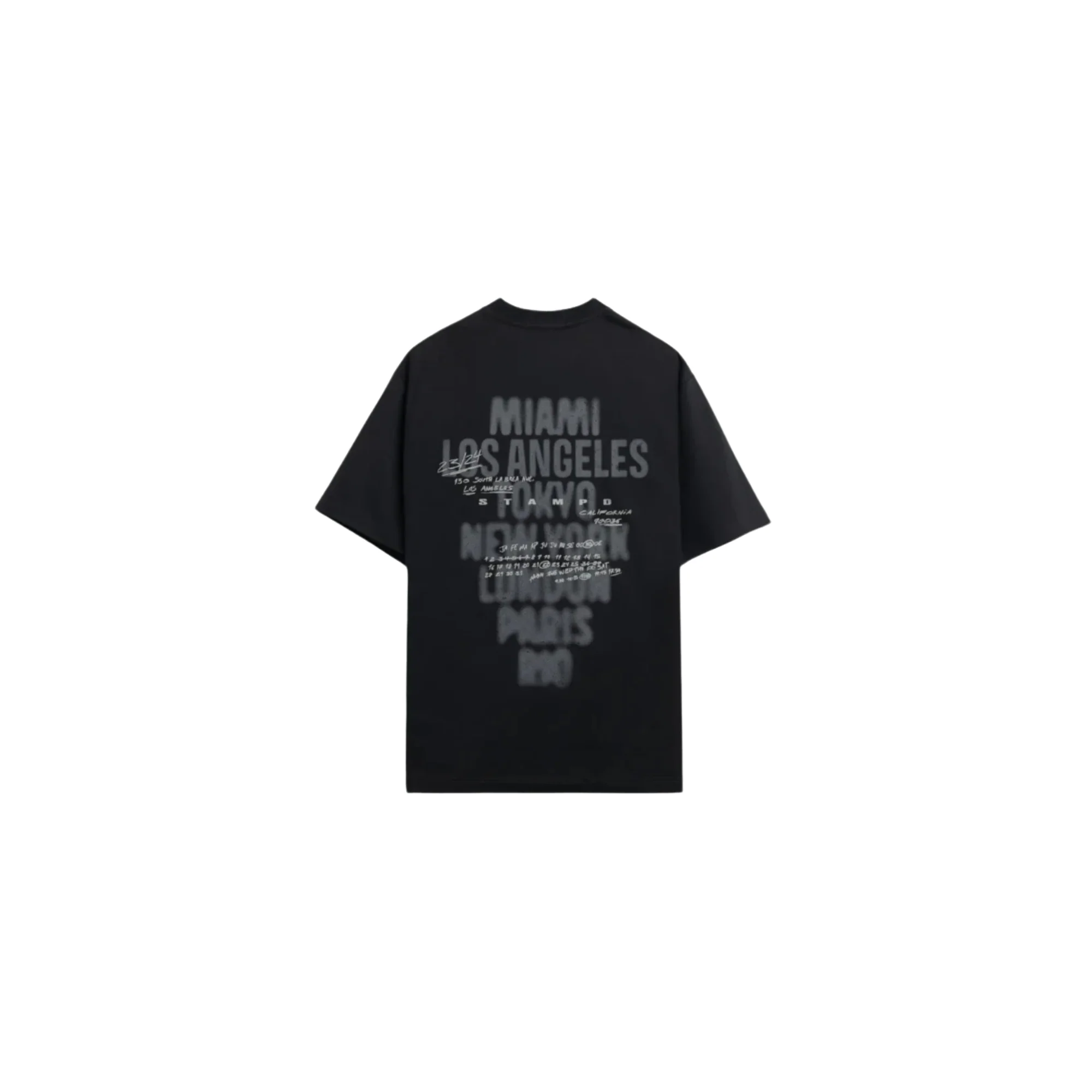 Locations Relaxed T-Shirt - Black - Image 2