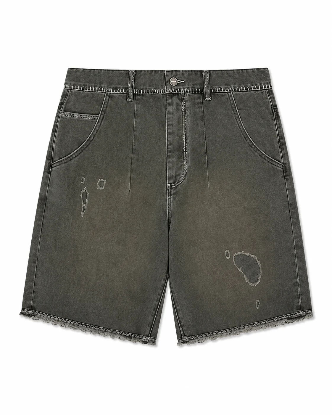 Monday, Monday Canvas Shorts - Dark Olive