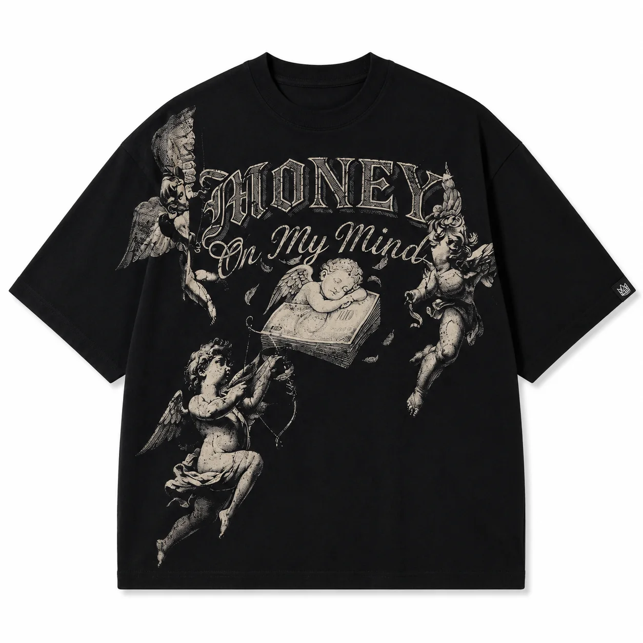 Money On My Mind - T-Shirt - Black