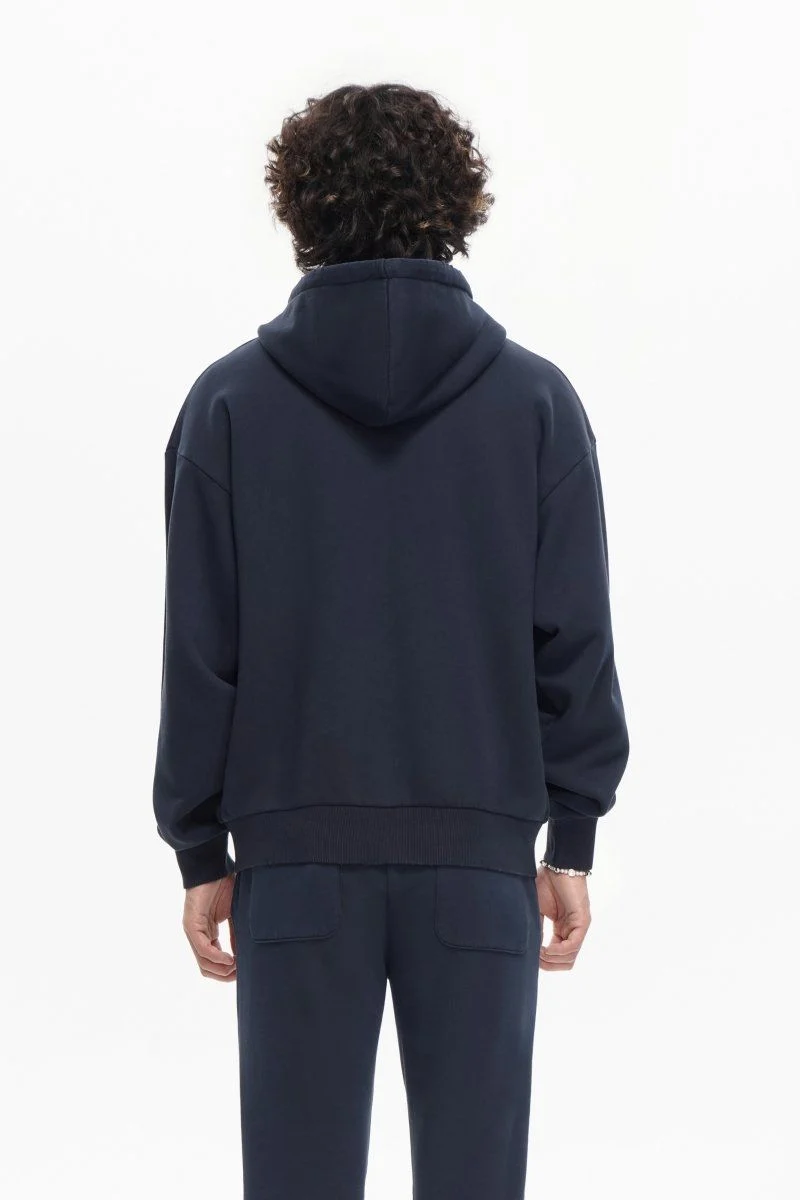 Mr. Fleece Zip Up - Navy - Image 2
