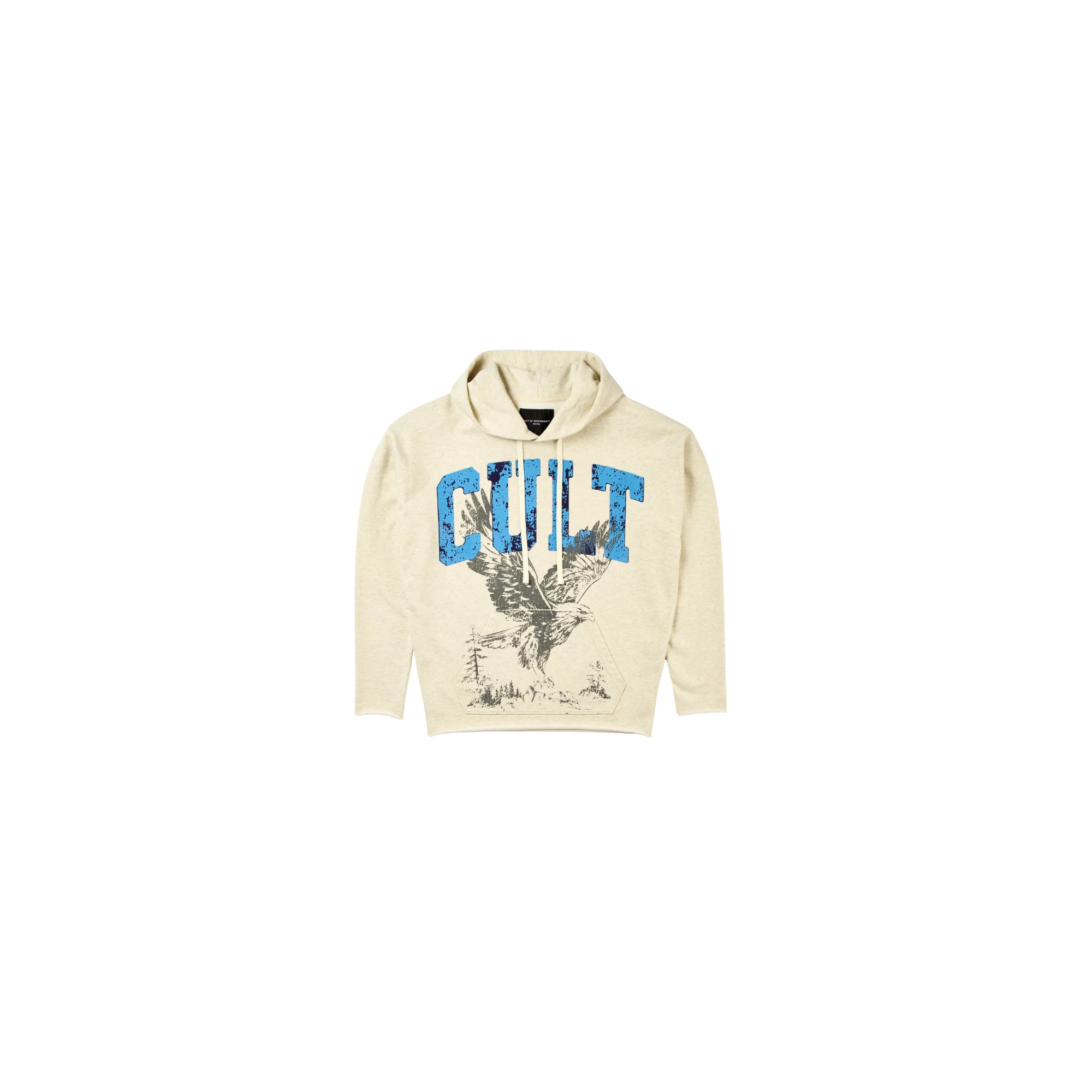 Novelty Hoodie Pullover - Cream