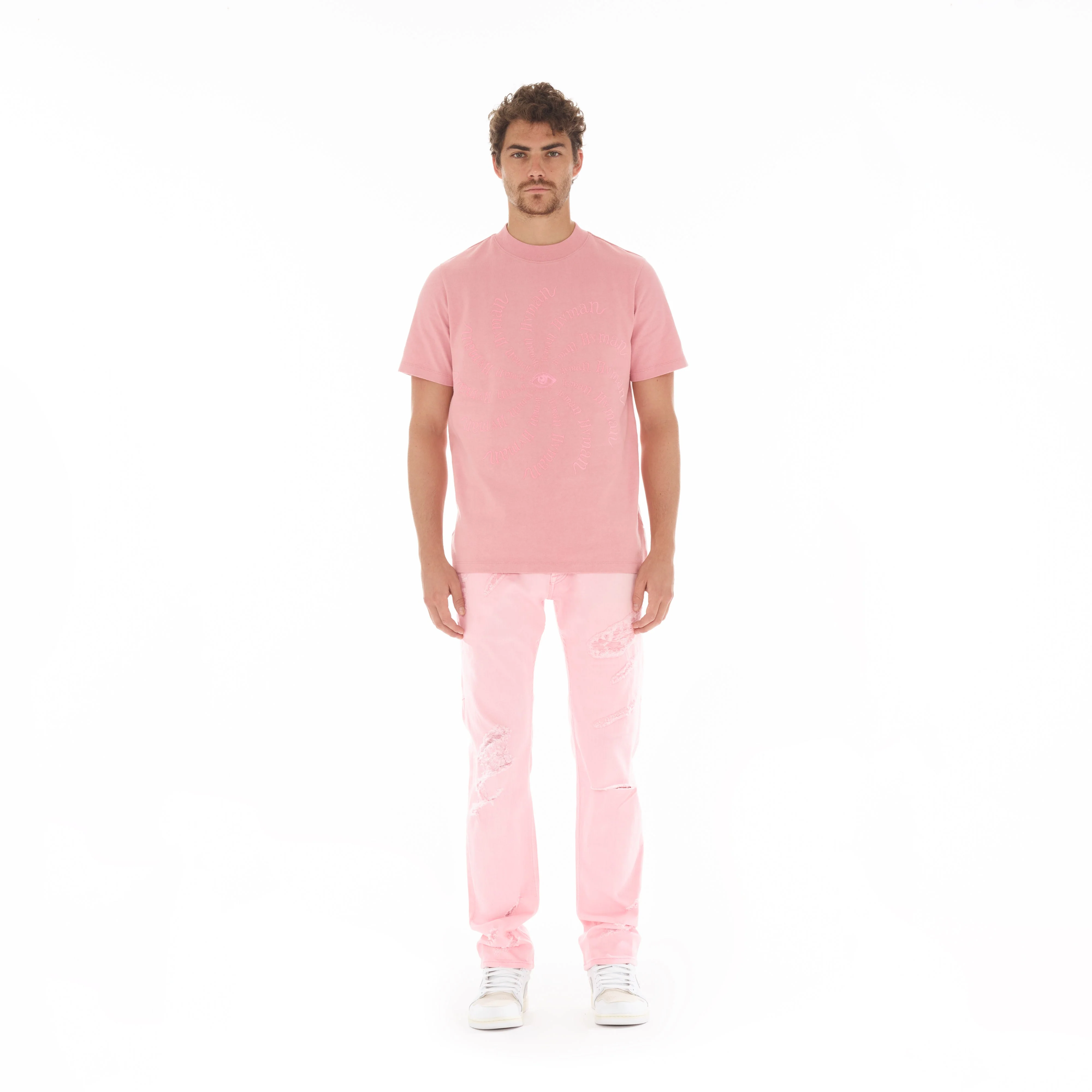 NOVELTY TEE "EYE" IN CORAL - Image 2