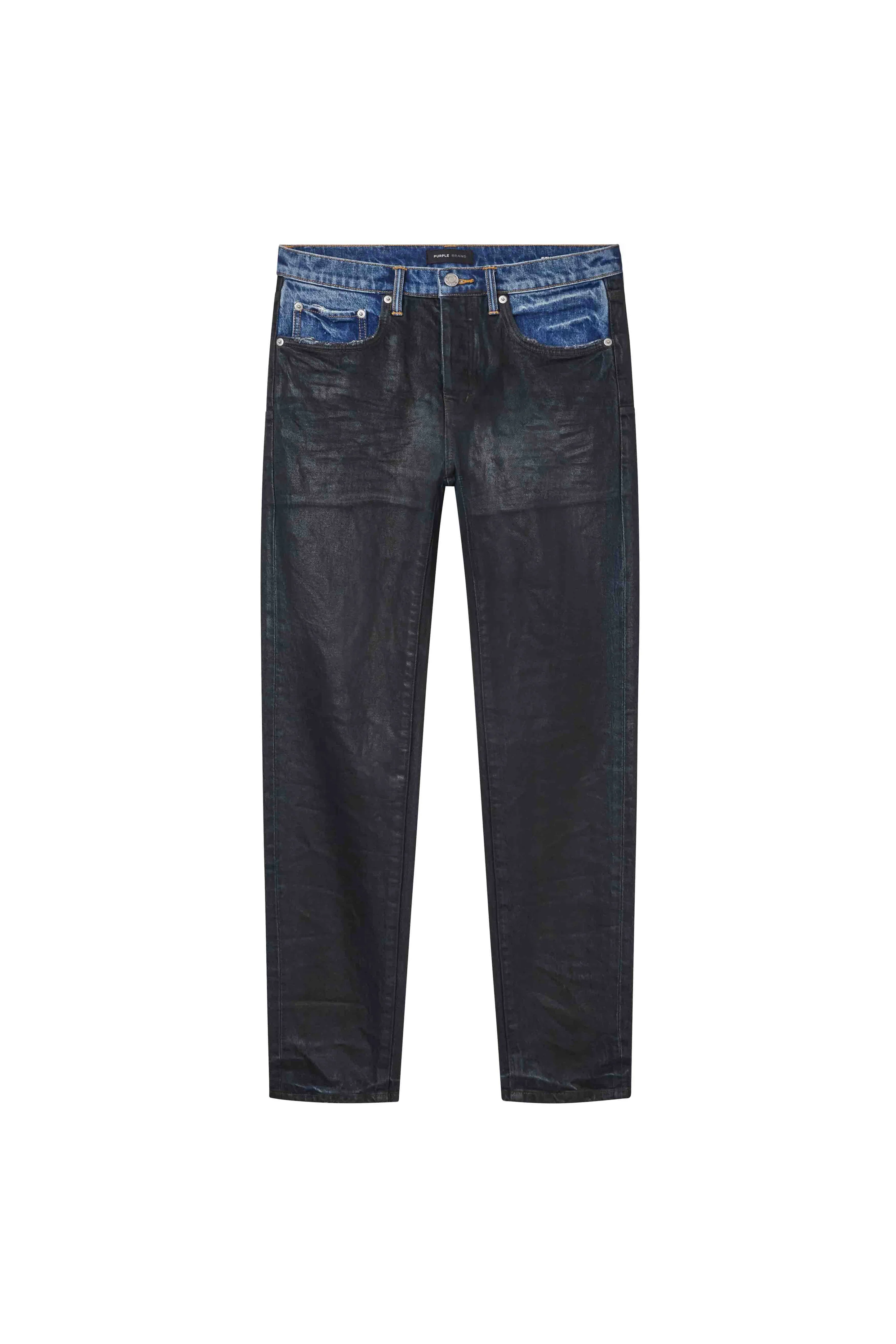 P001 - Skinny Coated indigo