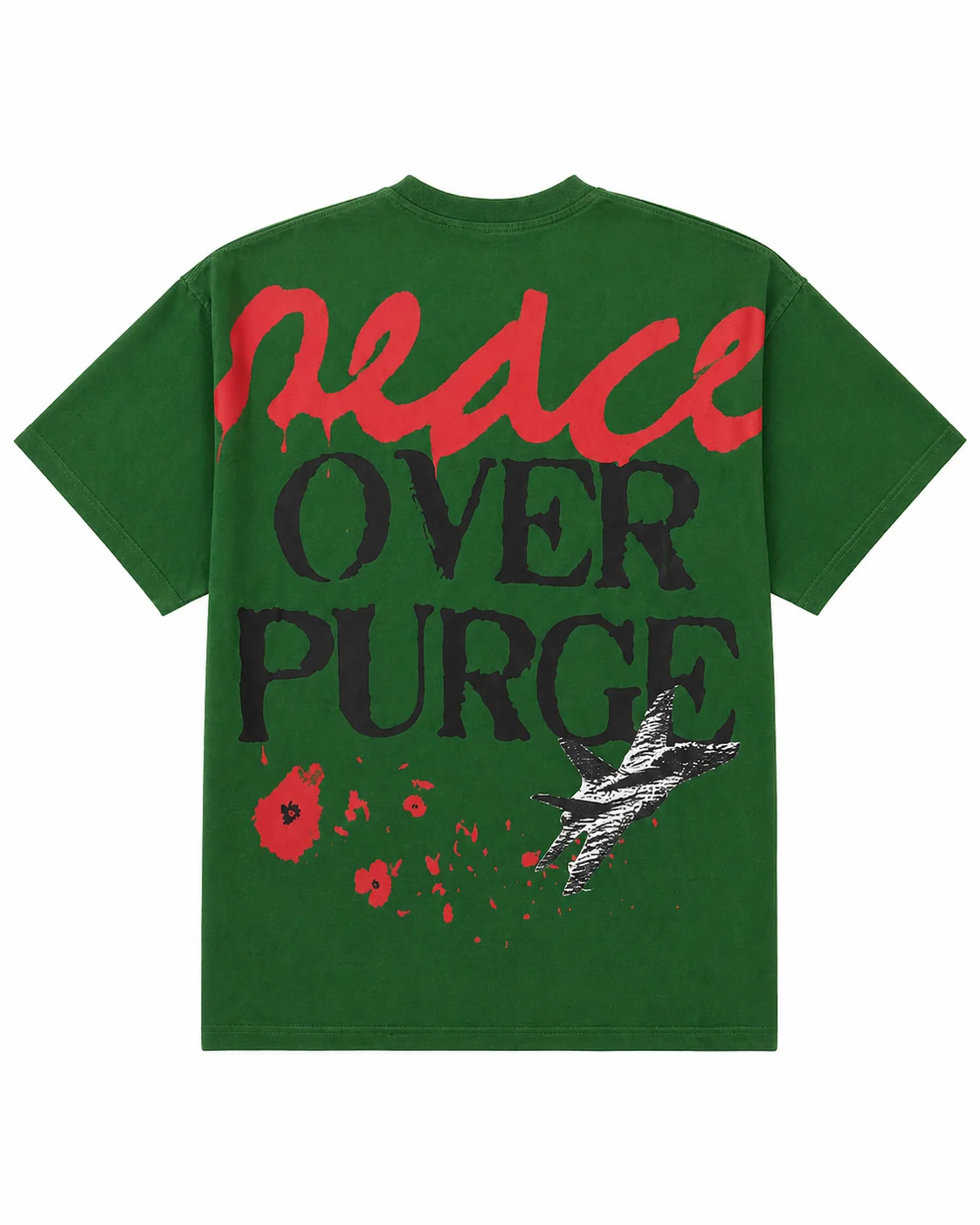 Peace T-Shirt - Green - Image 2