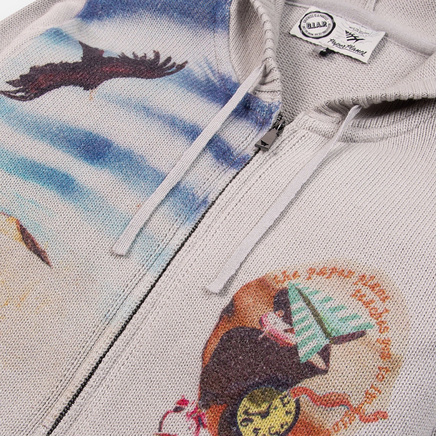 Printed Sweater Zip - Moon Struck - Image 3