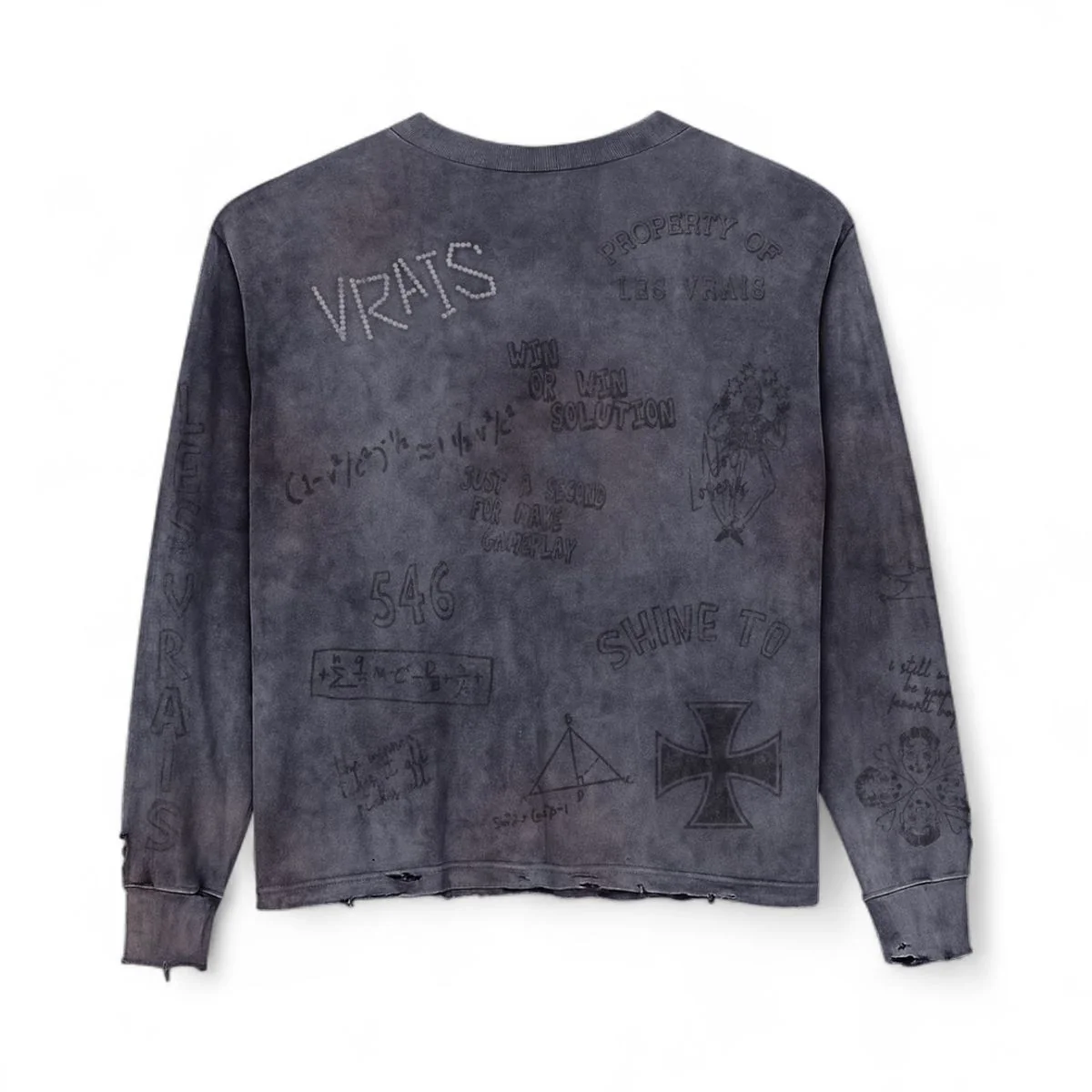 Property Of LV Long Sleeve - Navy - Image 2