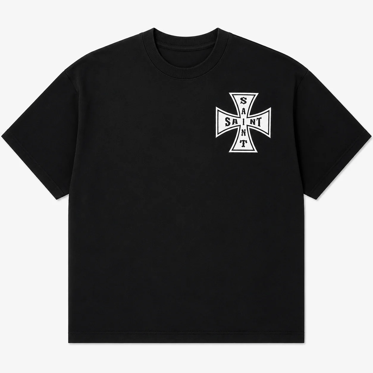 Saint Cross T-Shirt - Black