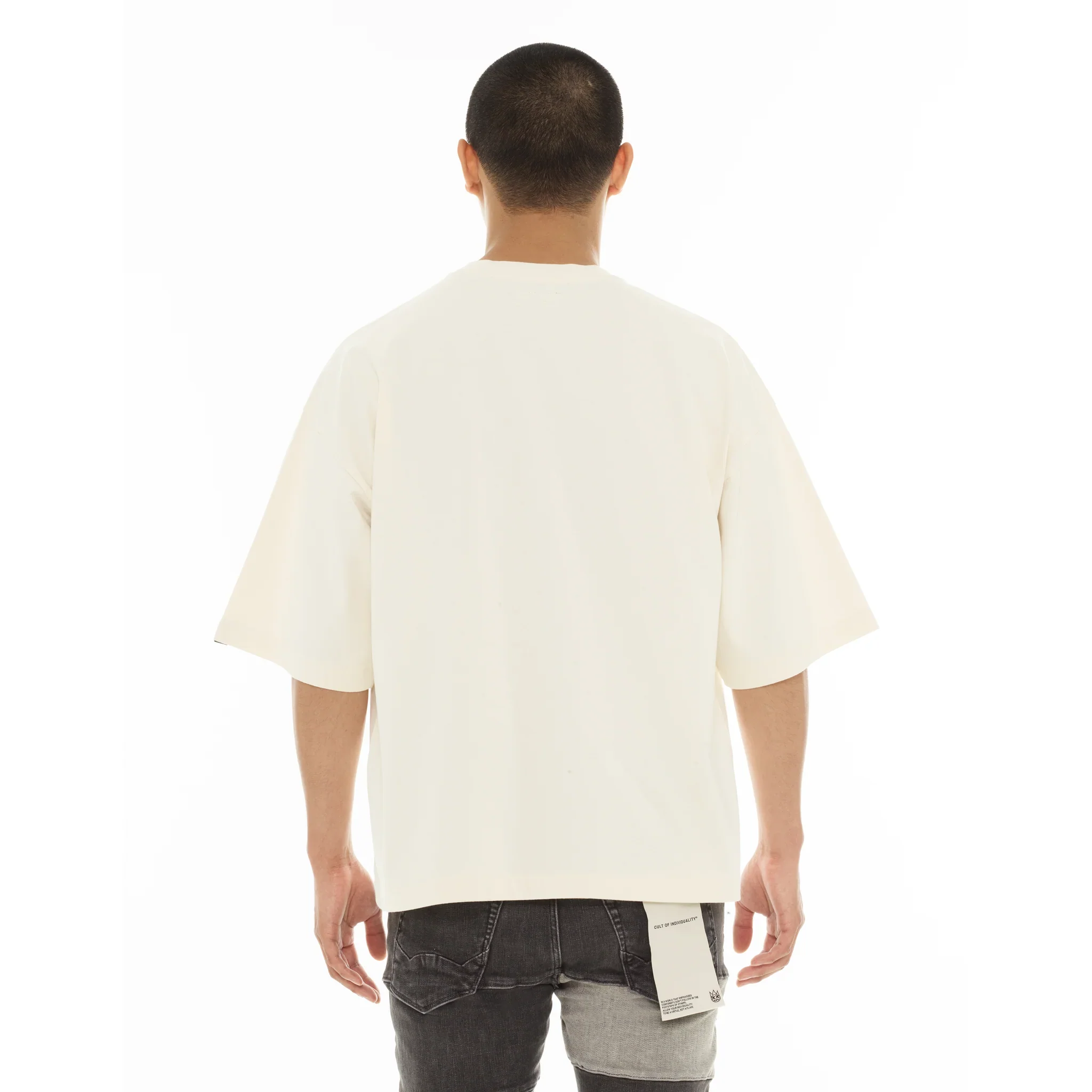 Scribble Logo T-Shirt - Winter White - Image 3