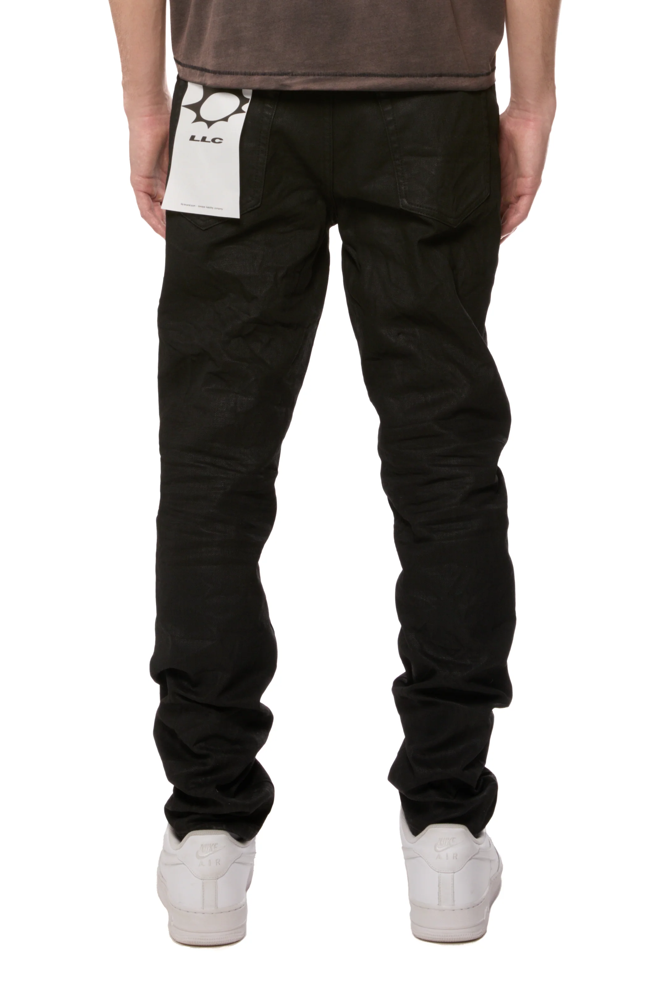 Skinny Coated - Black - Image 3