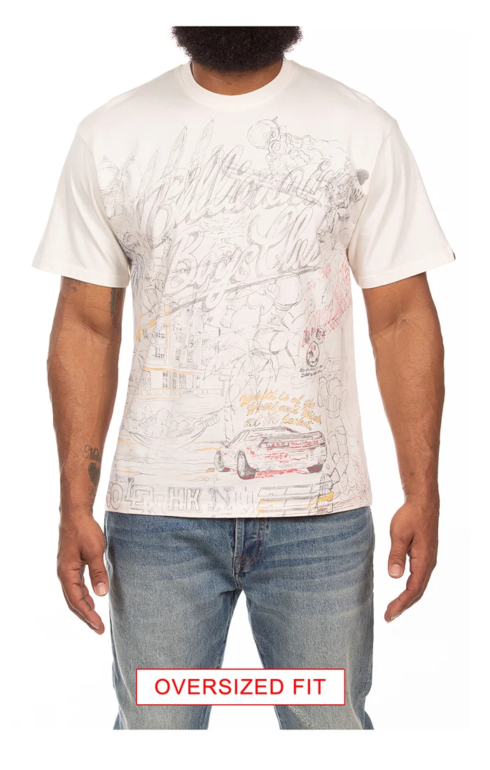 Sketch T-Shirt - Gardenia - Image 2