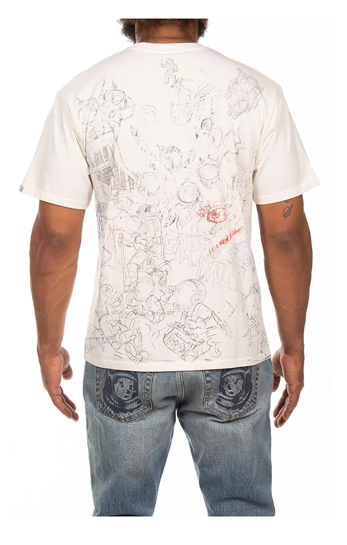 Sketch T-Shirt - Gardenia - Image 3