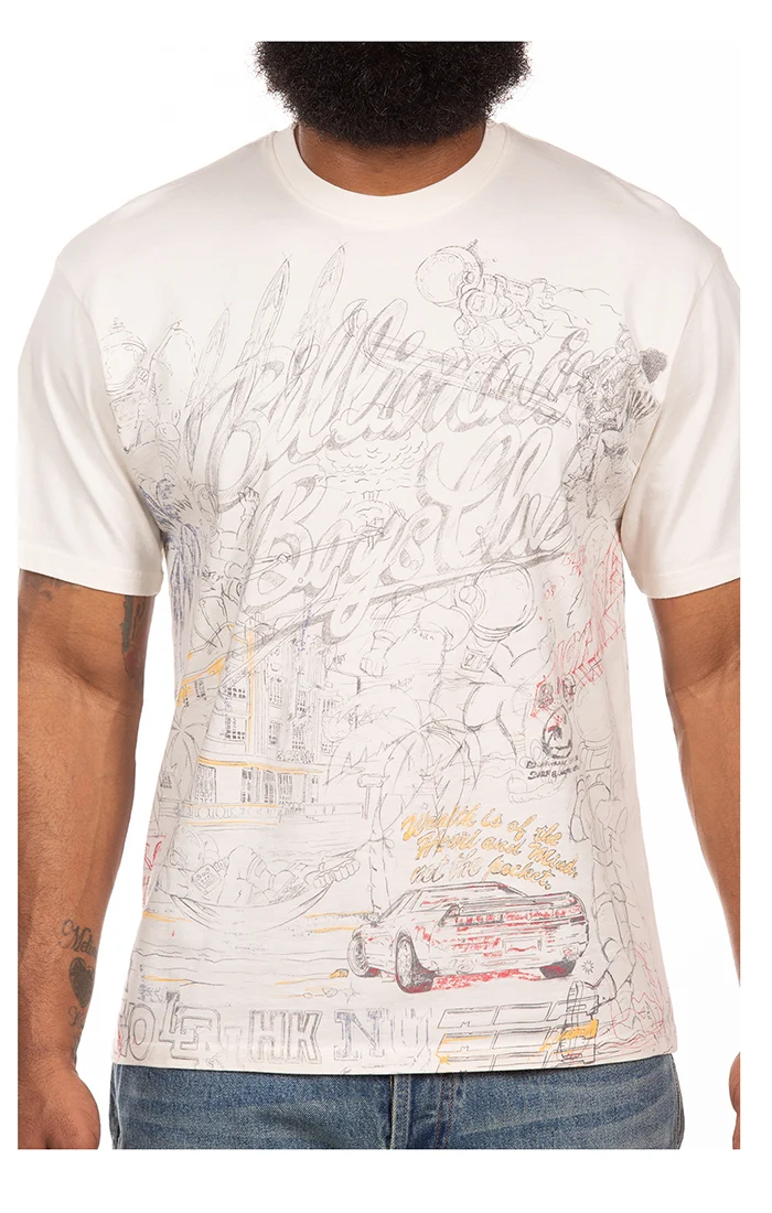 Sketch T-Shirt - Gardenia - Image 4