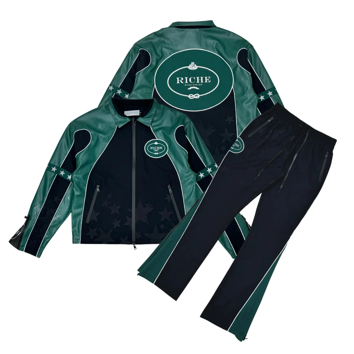 Star studded nylon jacket set - Image 7