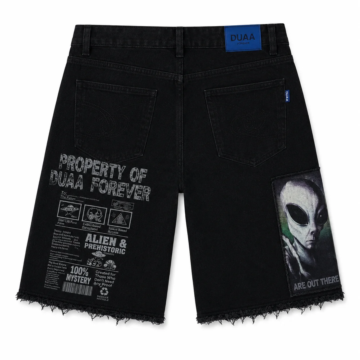 UFO Shorts - Black - Image 2
