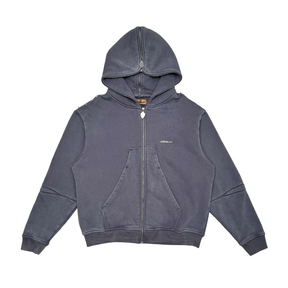 Unknown garment dyed full-zip hoodie - Image 17