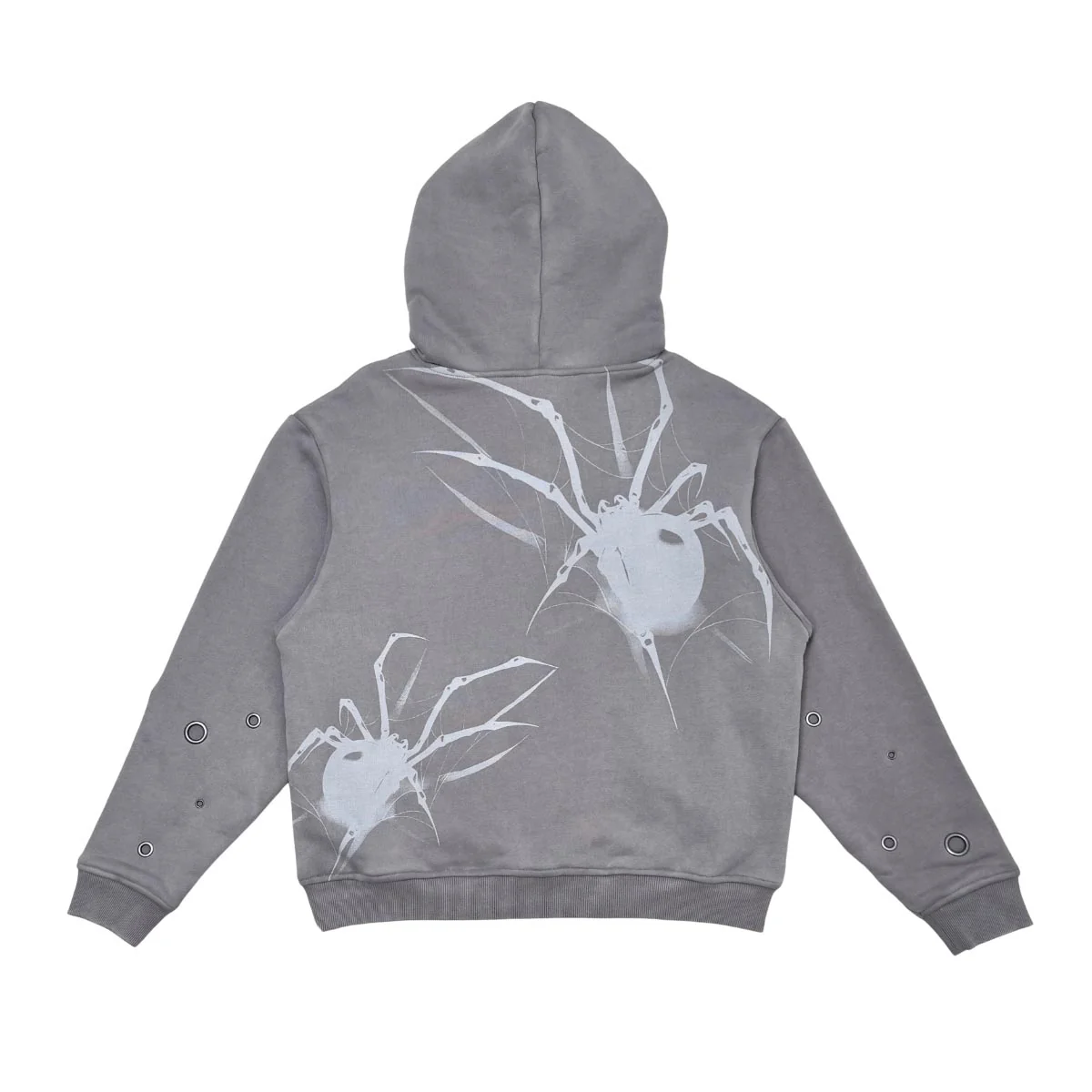 Unknown Garment-dyed, heavyweight cotton fleece cropped pullover hoodie - Image 5