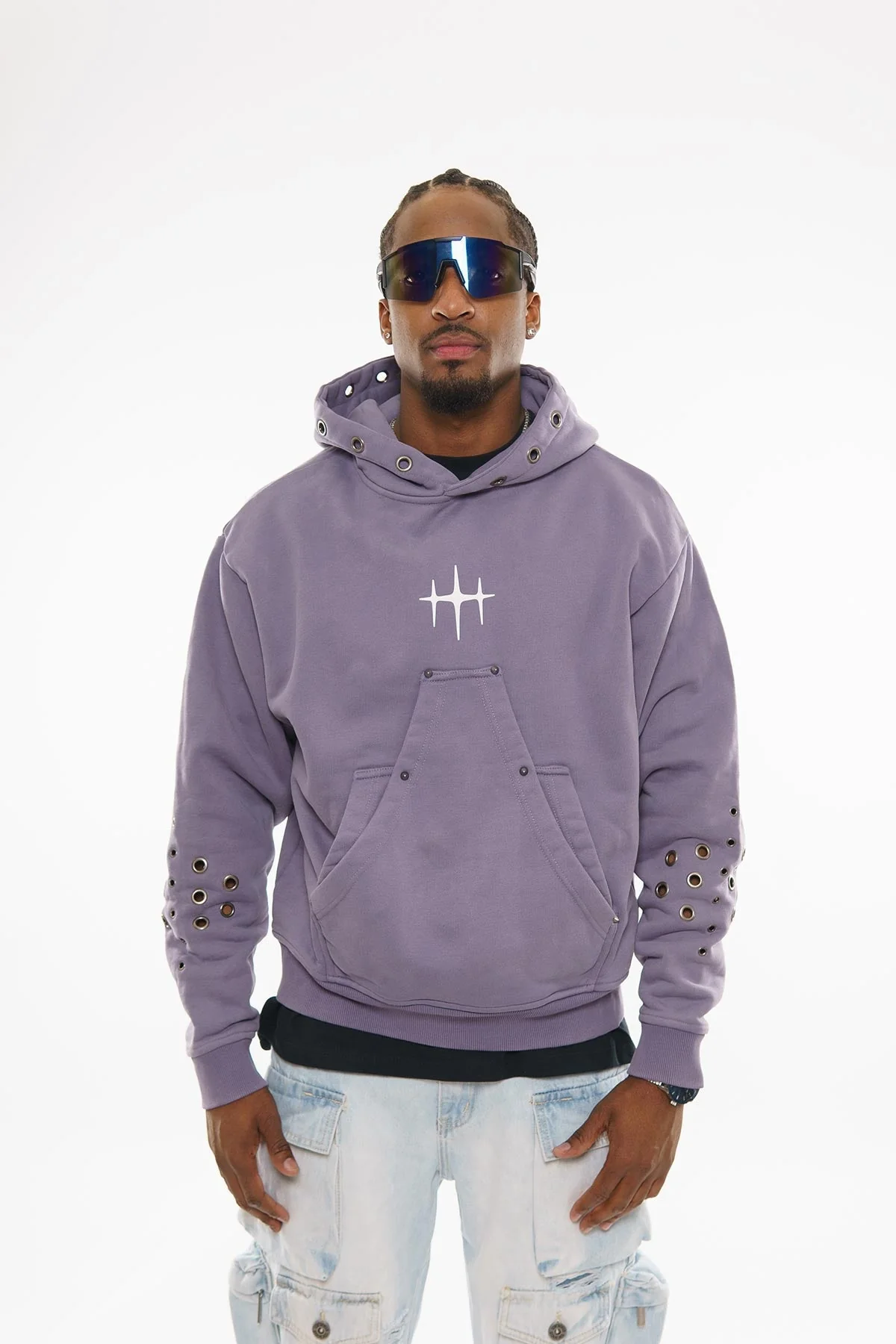 Unknown washed effect pullover hoodie - Image 13