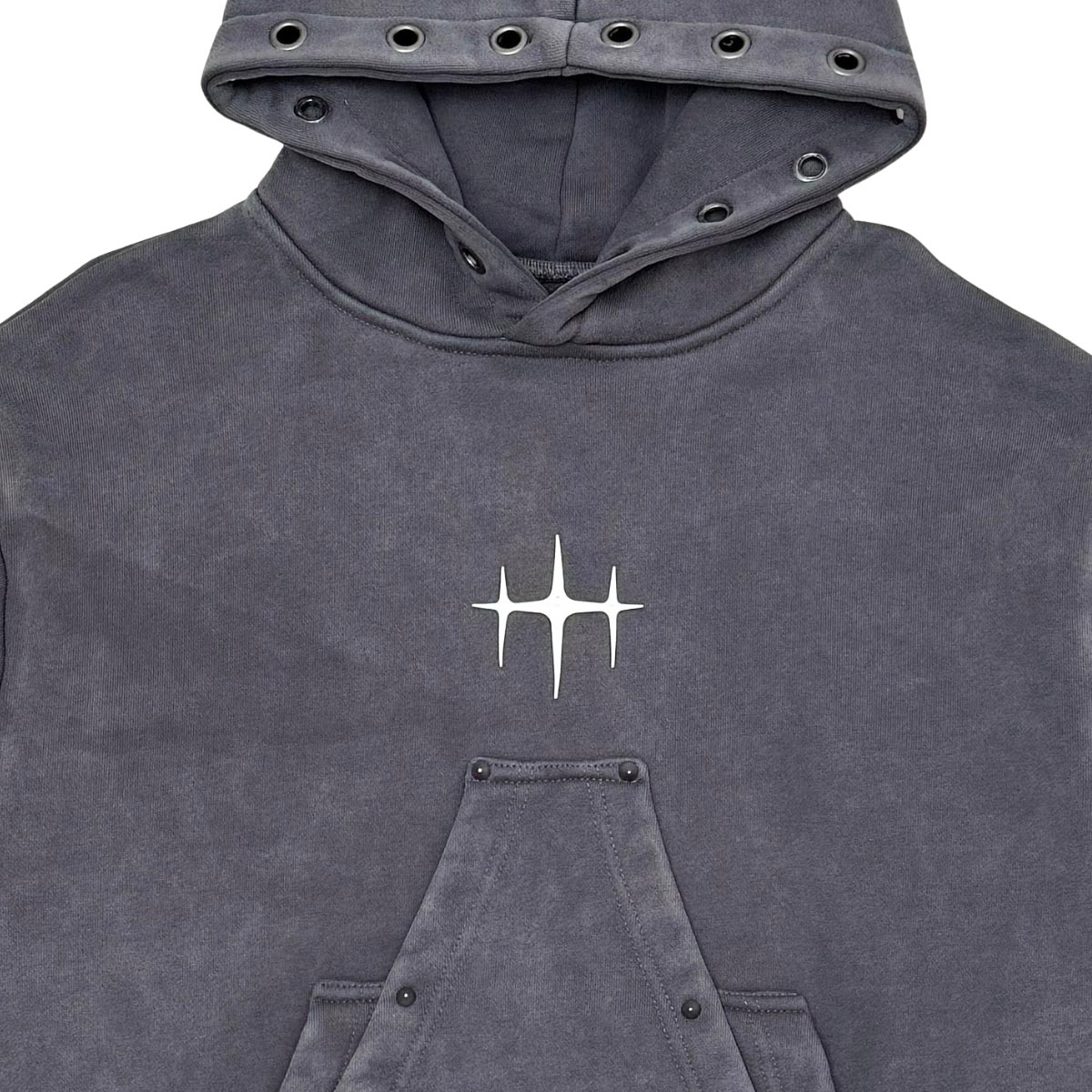 Unknown washed effect pullover hoodie - Image 20