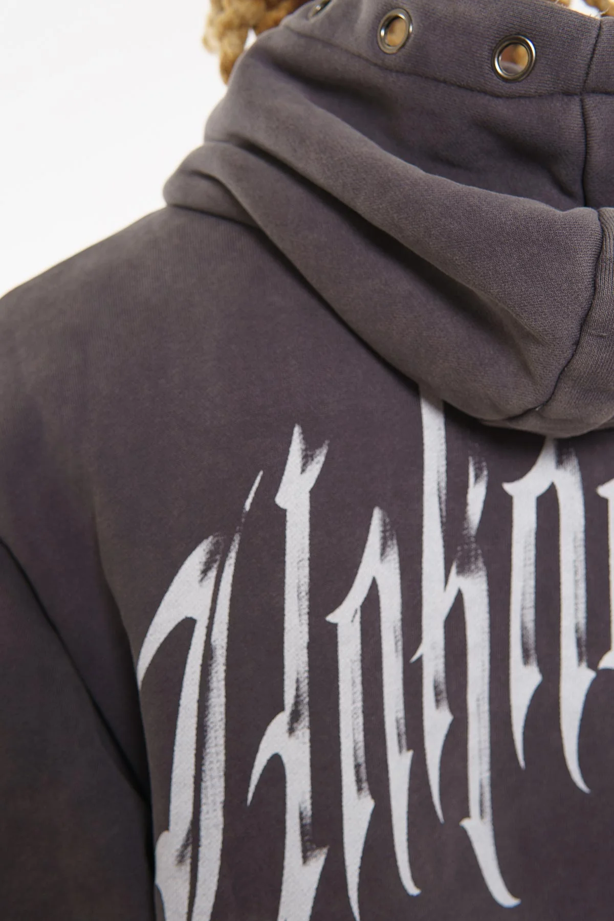 Unknown washed effect pullover hoodie - Image 29