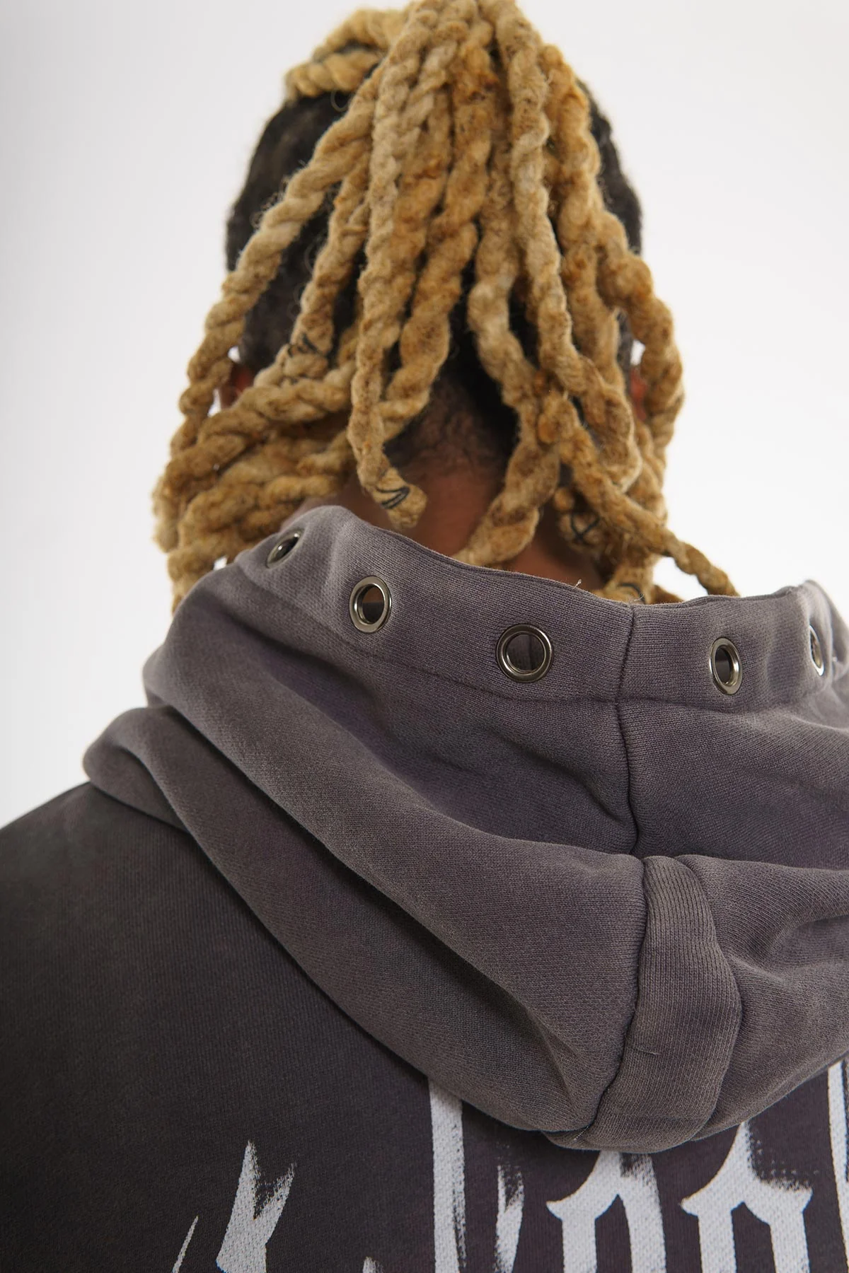 Unknown washed effect pullover hoodie - Image 30
