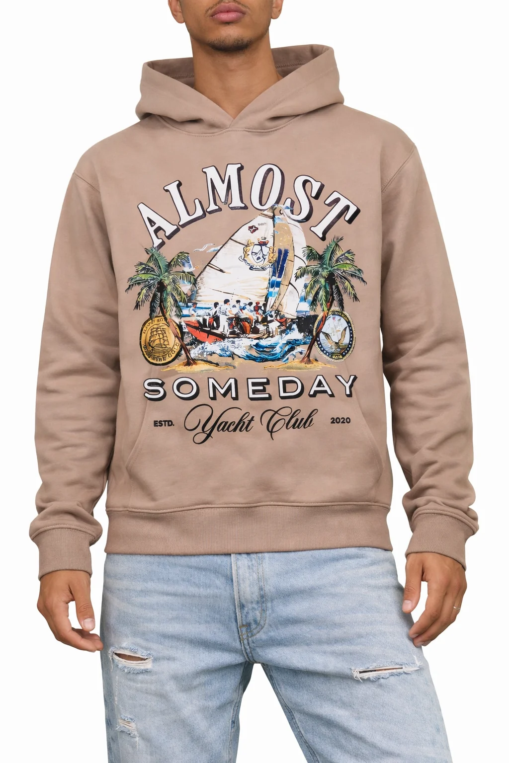 Yacht Hoodie - Sand - Image 4