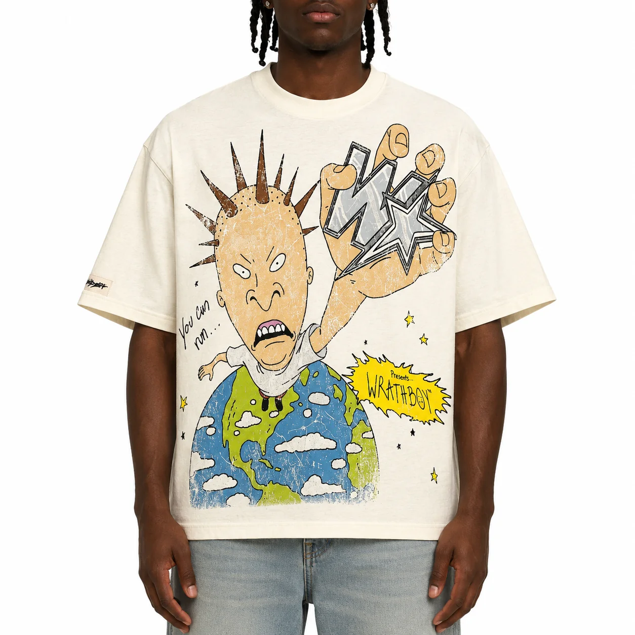 You Can Run T-Shirt - Off White - Image 3