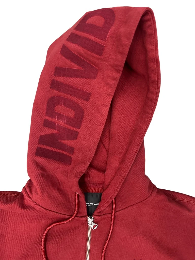 Zip Hoody - Garnet - Image 3